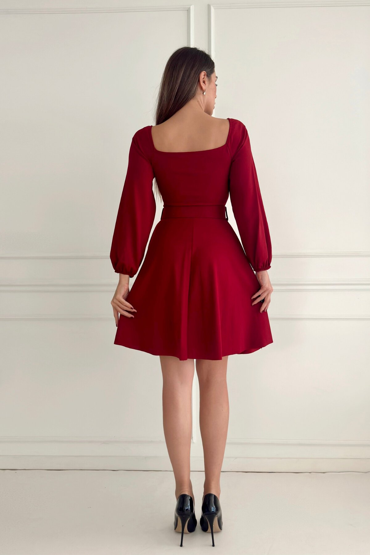 Kemerli Aerobin Elbise