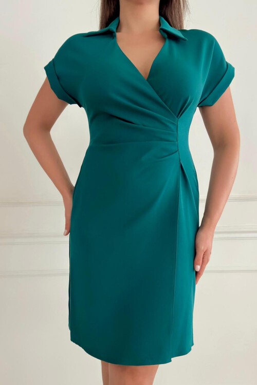 Beli Lastikli Double Elbise